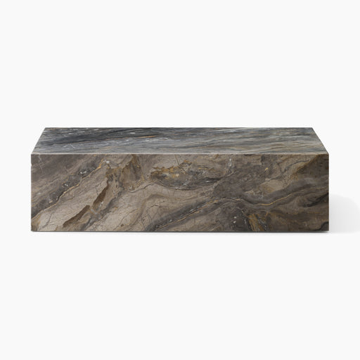 Plinth Low - Grey Galaxy Marble