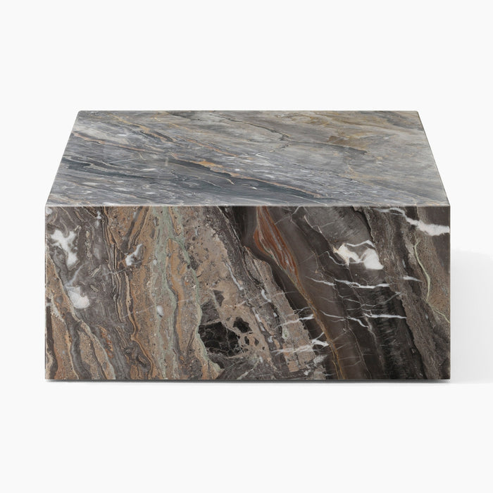 Plinth Low - Grey Galaxy Marble