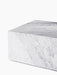 Plinth Low - Carrara Marble