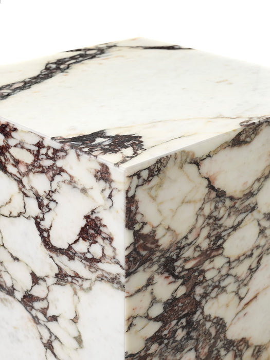 Plinth Tall - Calacatta Viola Marble