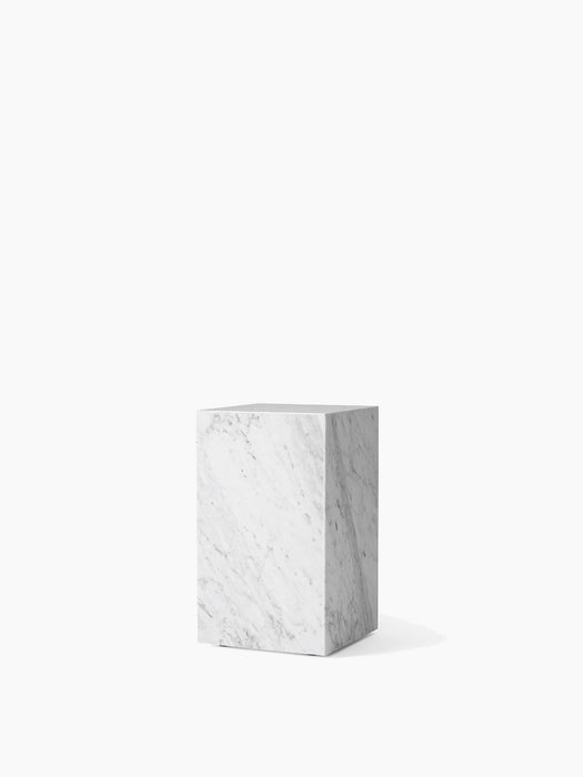 Plinth Tall - Carrara Marble