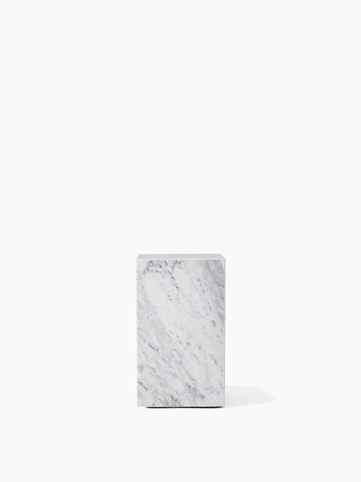 Plinth Tall - Carrara Marble
