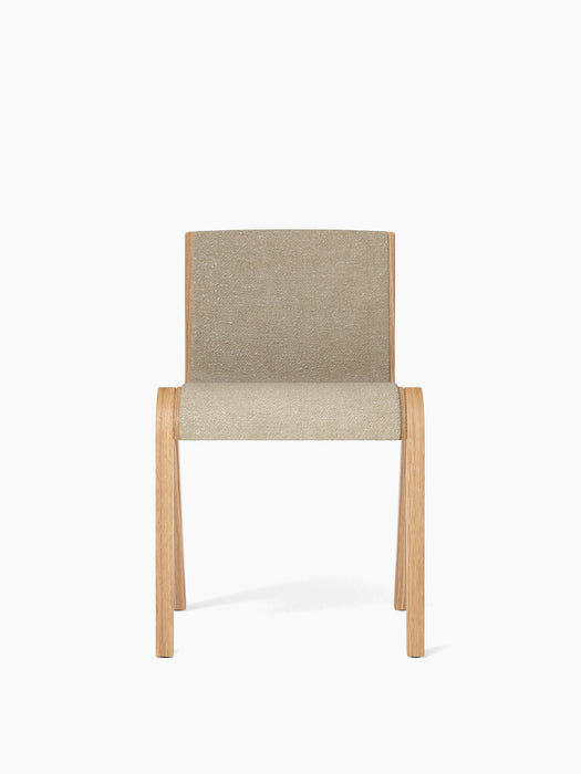 Ready Dining Chair, Front Upholstered - Natural Oak