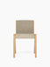 Ready Dining Chair, Front Upholstered - Natural Oak
