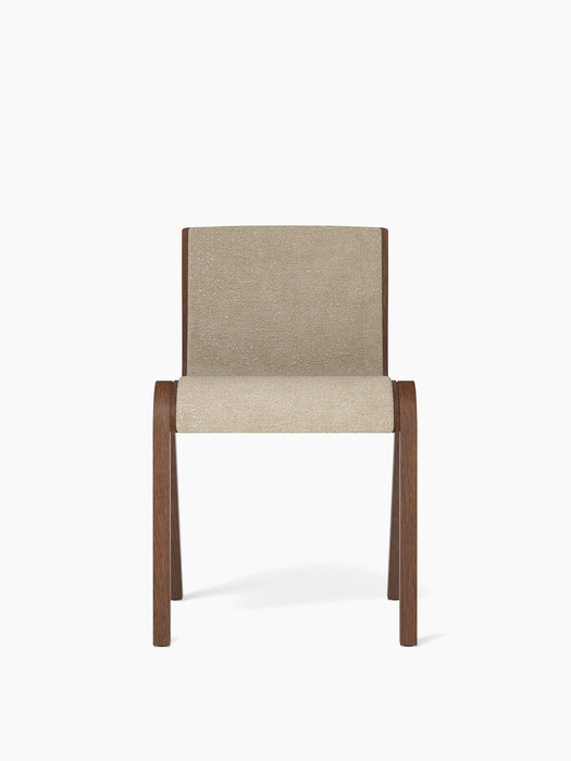 Ready Dining Chair, Front Upholstered - Red Stained Oak