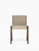 Ready Dining Chair, Front Upholstered - Red Stained Oak