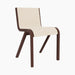 Ready Dining Chair, Front Upholstered - Red Stained Oak