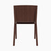 Ready Dining Chair, Front Upholstered - Red Stained Oak