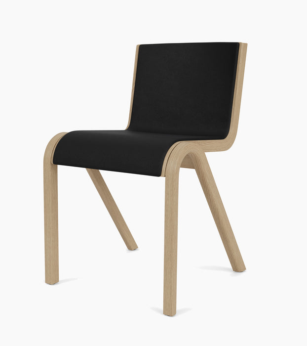 Ready Dining Chair, Front Upholstered - Natural Oak