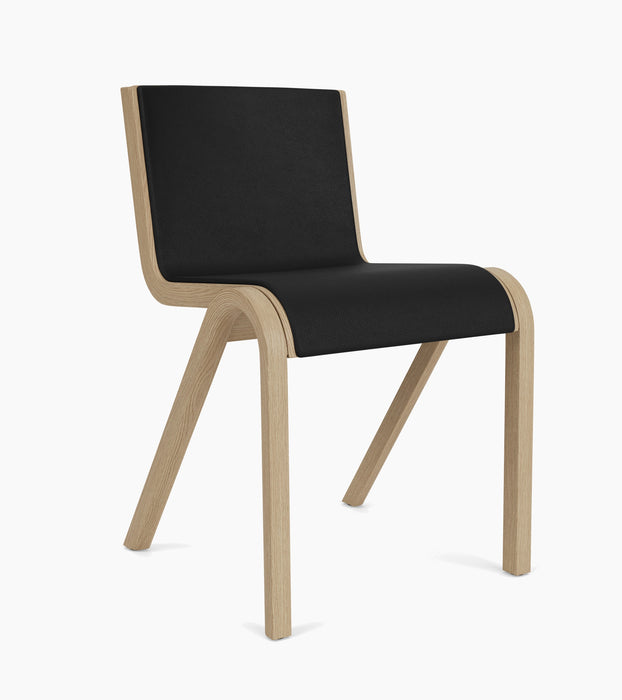Ready Dining Chair, Front Upholstered - Natural Oak