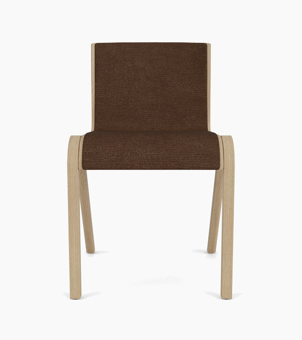 Ready Dining Chair, Front Upholstered - Natural Oak