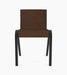Ready Dining Chair, Front Upholstered - Black Oak