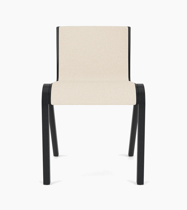 Ready Dining Chair, Front Upholstered - Black Oak
