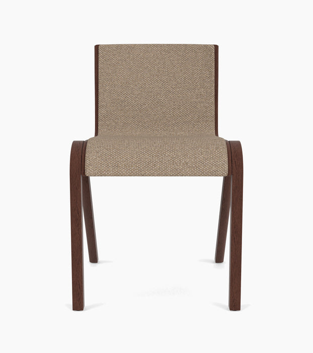 Ready Dining Chair, Front Upholstered - Red Stained Oak