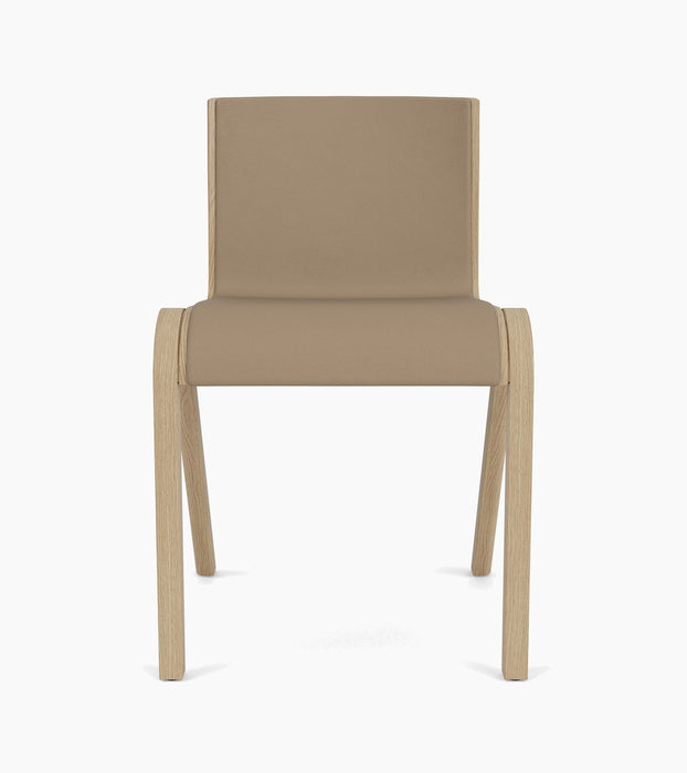 Ready Dining Chair, Front Upholstered - Natural Oak