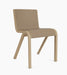 Ready Dining Chair, Front Upholstered - Natural Oak