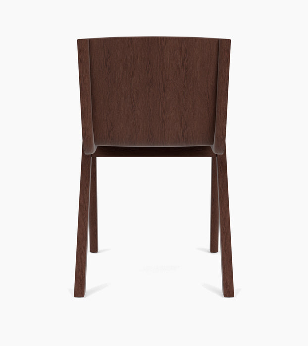 Ready Dining Chair, Front Upholstered - Red Stained Oak