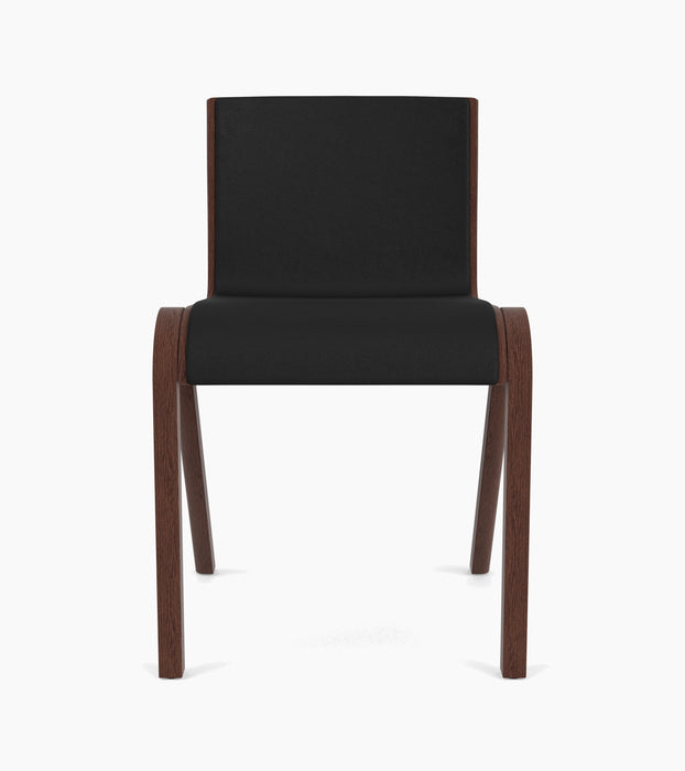 Ready Dining Chair, Front Upholstered - Red Stained Oak