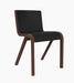 Ready Dining Chair, Front Upholstered - Red Stained Oak
