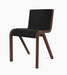 Ready Dining Chair, Front Upholstered - Red Stained Oak