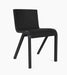 Ready Dining Chair, Front Upholstered - Black Oak