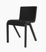 Ready Dining Chair, Front Upholstered - Black Oak