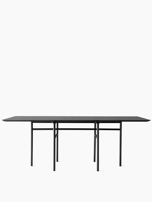 Snaregade Dining Table, Rectangular - Black | Black Oak