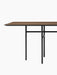 Snaregade Dining Table, Rectangular - Black | Dark Stained Oak