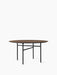 Snaregade Dining Table, Round - Black | Dark Stained Oak