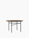 Snaregade Dining Table, Round - Black | Dark Stained Oak