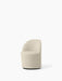 Angled view of the Tearoom Club Chair with Swivel, featuring a loose cover in cream-coloured Logan Jasmine fabric.