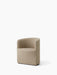 The Tearoom Club Chair, upholstered in textured Logan Sand fabric, shown at an angle against a white background.