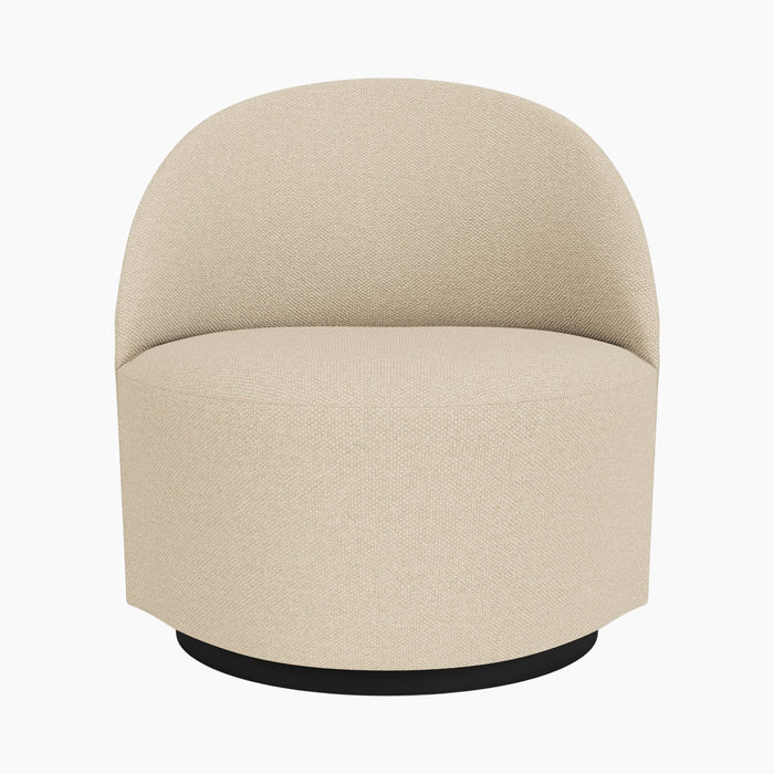 Tearoom Lounge Chair, Swivel w/Return - Logan Sand