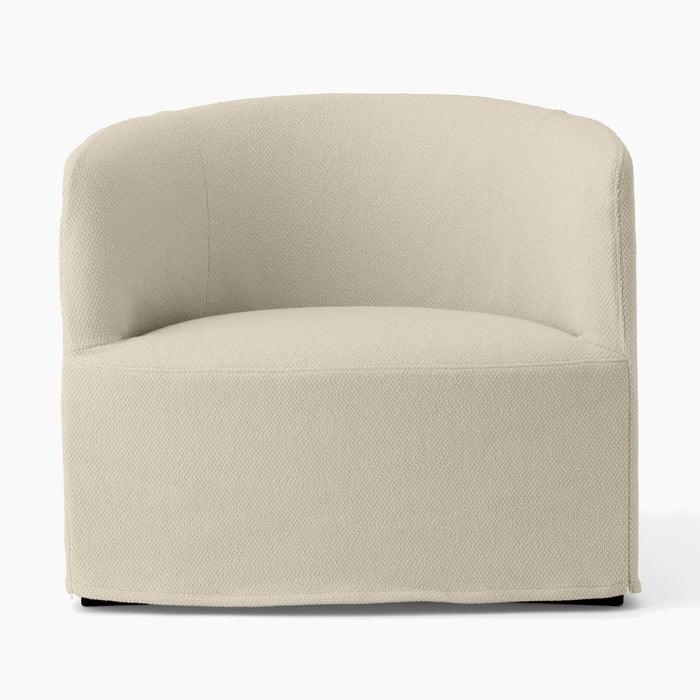 Tearoom Lounge Chair, w. Loose Cover - Logan Jasmine