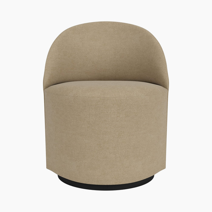 Tearoom Club Chair, Swivel w/ Return - Audo Bouclé 02