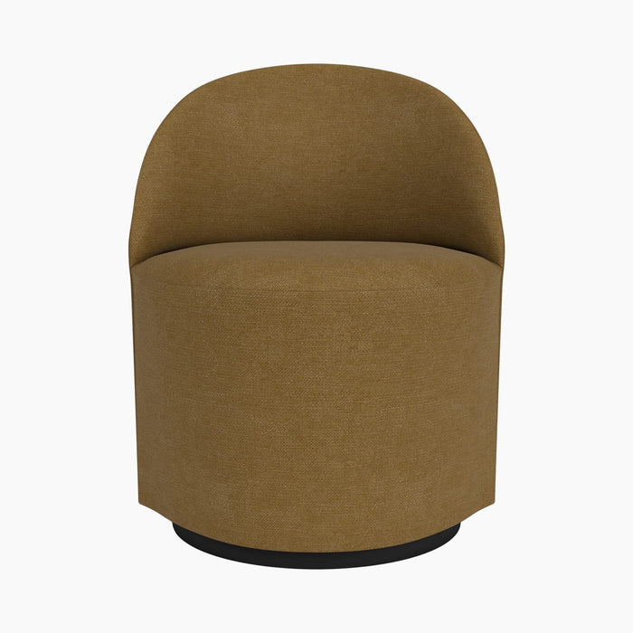 Tearoom Club Chair, Swivel w/ Return - Audo Bouclé 06