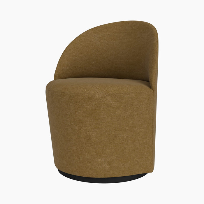 Tearoom Club Chair, Swivel w/ Return - Audo Bouclé 06