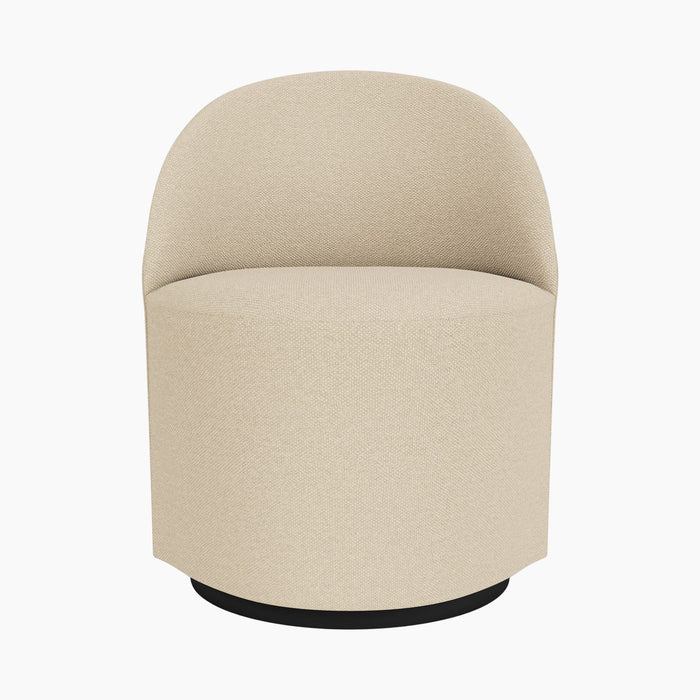 Tearoom Club Chair, Swivel w/ Return - Logan Sand