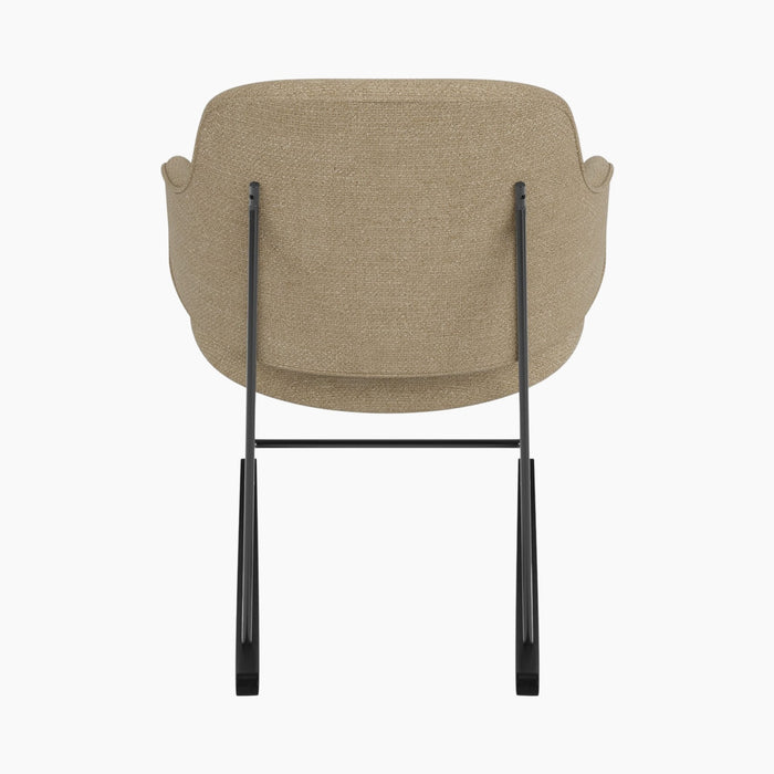 The Penguin Rocking Chair, Fully Upholstered - Audo Bouclé 02