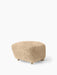 The Tired Man Ottoman, Sheepskin - Sheepskin Honey