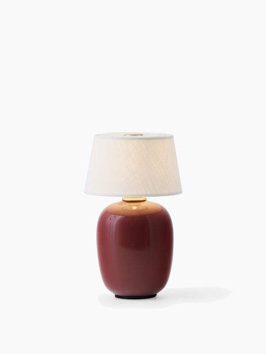 Torso Table Lamp, Portable - Ruby