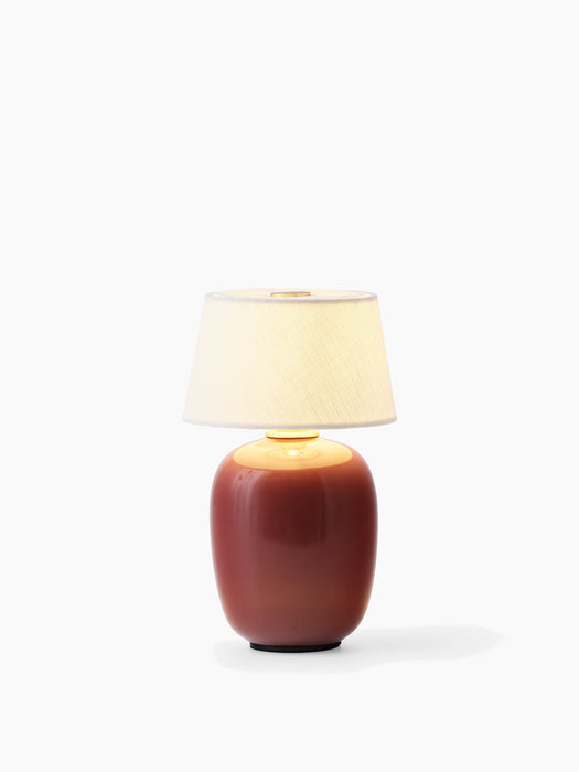 Torso Table Lamp, Portable - Ruby