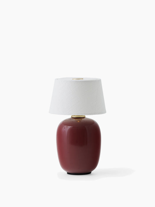Torso Table Lamp, Portable - Ruby