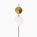 TR Bulb, Suspended Wall Lamp - Brushed Brass
