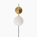 TR Bulb, Suspended Wall Lamp - Brushed Brass