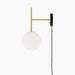 TR Bulb, Suspended Wall Lamp - Brushed Brass
