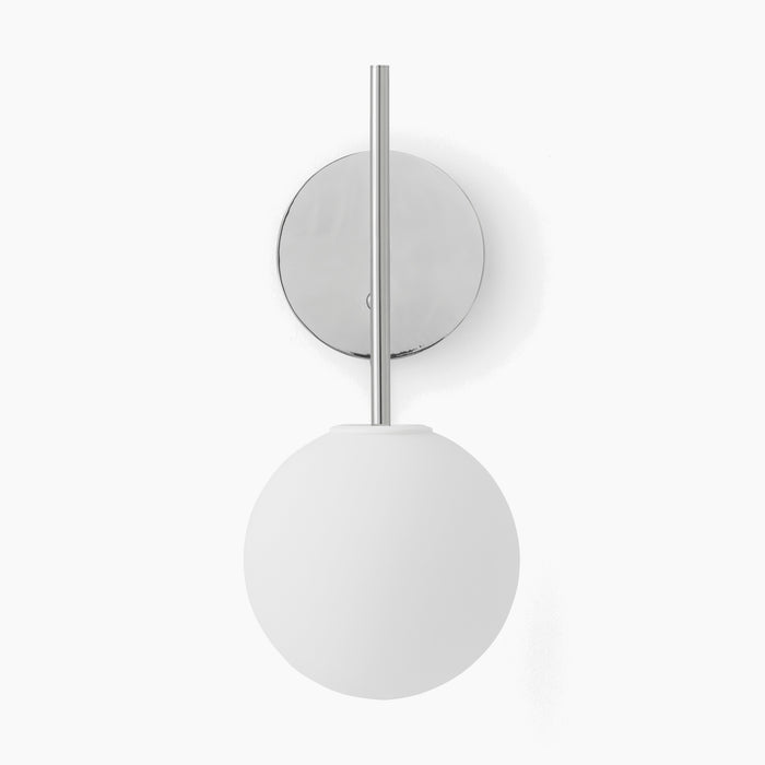 TR Bulb, Suspended Wall Lamp - Polished Steel