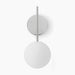 TR Bulb, Suspended Wall Lamp - Polished Steel