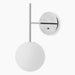 TR Bulb, Suspended Wall Lamp - Polished Steel