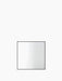 A square View Mirror with a minimalist, thin black metal frame, pictured front-on against a plain white background.